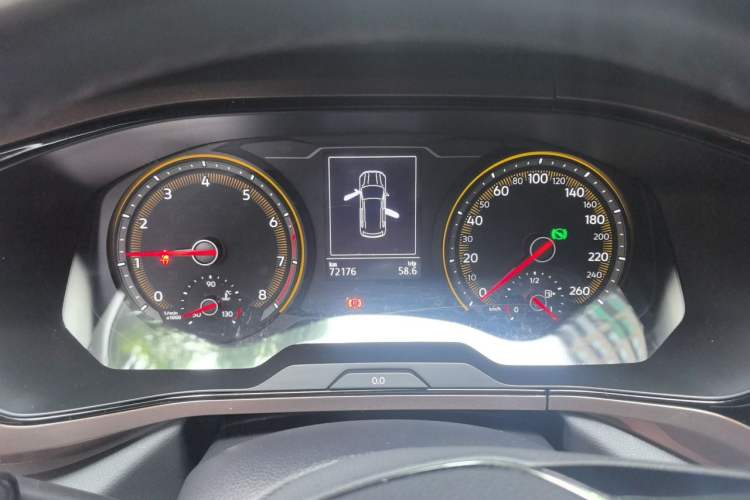 Used Volkswagen Tharu 2020 280TSI Two-Wheel Drive Comfort Edition China VI Standard Instrument Cluster