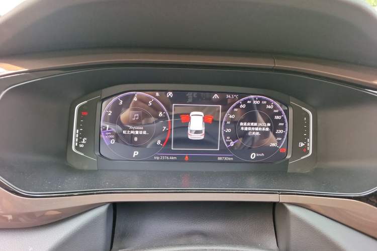 Used Volkswagen Tharu 2020 280TSI Two-Wheel Drive Luxury Edition China VI Standard Instrument Cluster