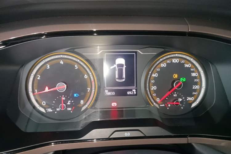 Used Volkswagen Tharu 2020 280TSI Two-Wheel Drive Luxury Plus Version China VI Standard Instrument Cluster