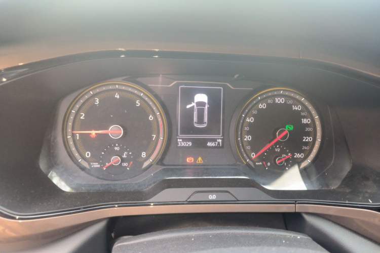 Used Volkswagen Tharu 2020 280TSI Two-Wheel Drive Luxury Plus Version China VI Standard Instrument Cluster