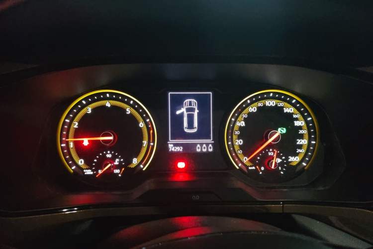 Used Volkswagen Tharu 2020 280TSI Two-Wheel Drive Luxury Plus Version China VI Standard Instrument Cluster