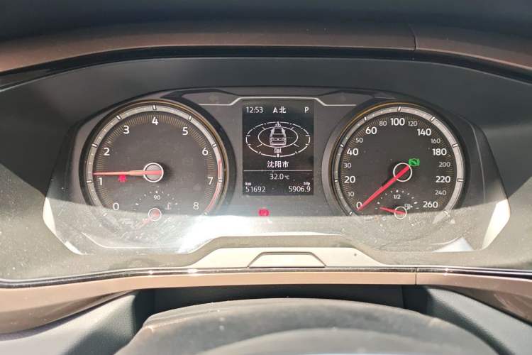 Used Volkswagen Tharu 2020 280TSI Two-Wheel Drive Luxury Edition China VI Standard Instrument Cluster