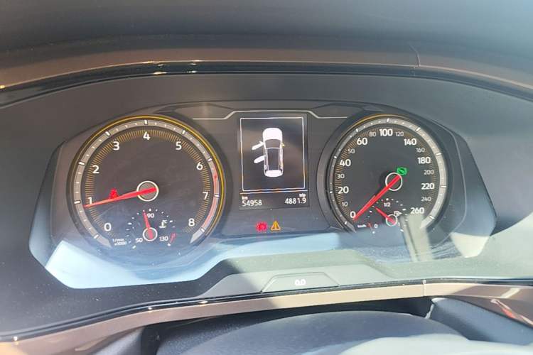 Used Volkswagen Tharu 2020 280TSI Two-Wheel Drive Luxury Plus Version China VI Standard Instrument Cluster