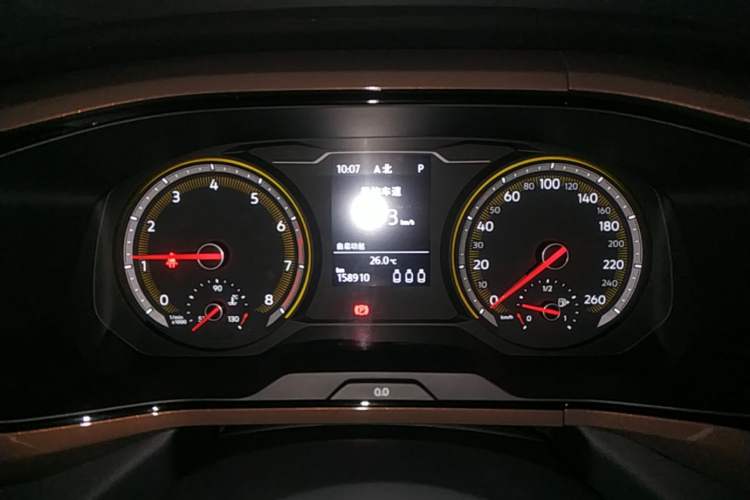 Used Volkswagen Tharu 2020 280TSI Two-Wheel Drive Luxury Plus Version China VI Standard Instrument Cluster
