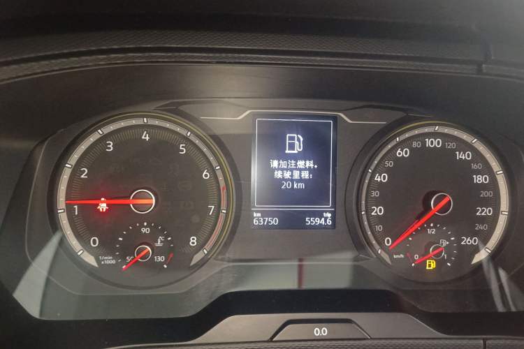 Used Volkswagen Tharu 2020 280TSI Two-Wheel Drive Trend Edition China VI Standard Instrument Cluster