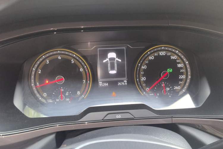 Used Volkswagen Tharu 2020 280TSI Two-Wheel Drive Luxury Edition China VI Standard Instrument Cluster