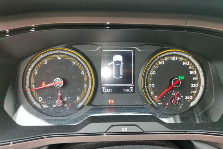 Used Volkswagen Tharu 2020 280TSI Two-Wheel Drive Comfort Edition China VI Standard Instrument Cluster
