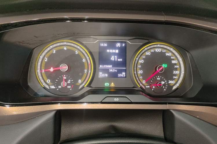 Used Volkswagen Tharu 2020 280TSI Two-Wheel Drive Comfort Edition China VI Standard Instrument Cluster