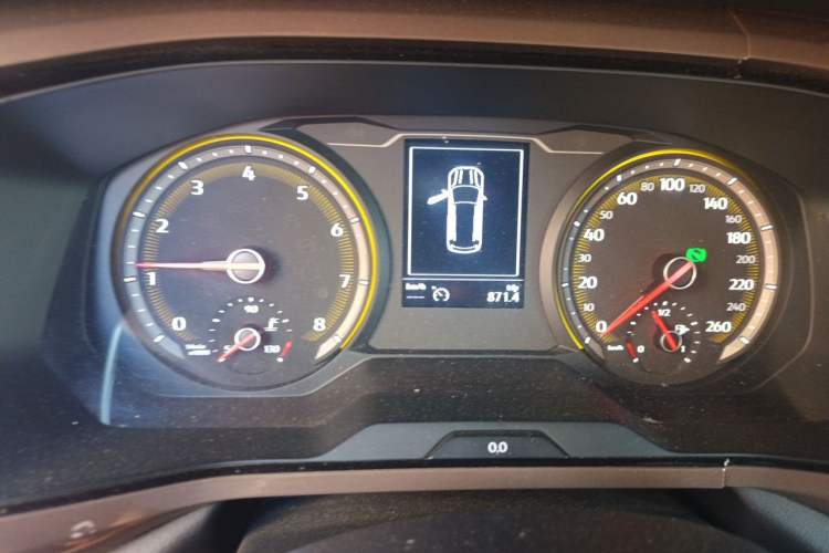 Used Volkswagen Tharu 2020 Restyled 330TSI Four-Wheel Drive Luxury Edition China VI Standard Instrument Cluster