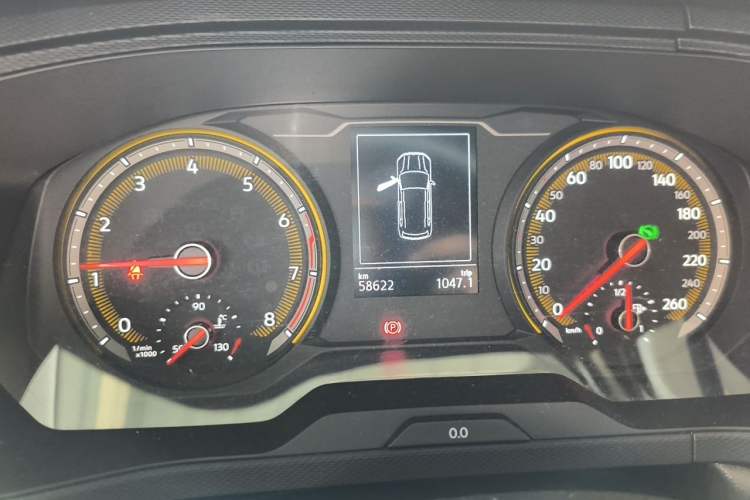 Used Volkswagen Tharu 2020 280TSI Two-Wheel Drive Trend Edition China VI Standard Instrument Cluster