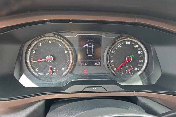 Used Volkswagen Tharu 2020 280TSI Two-Wheel Drive Luxury Edition China VI Standard Instrument Cluster