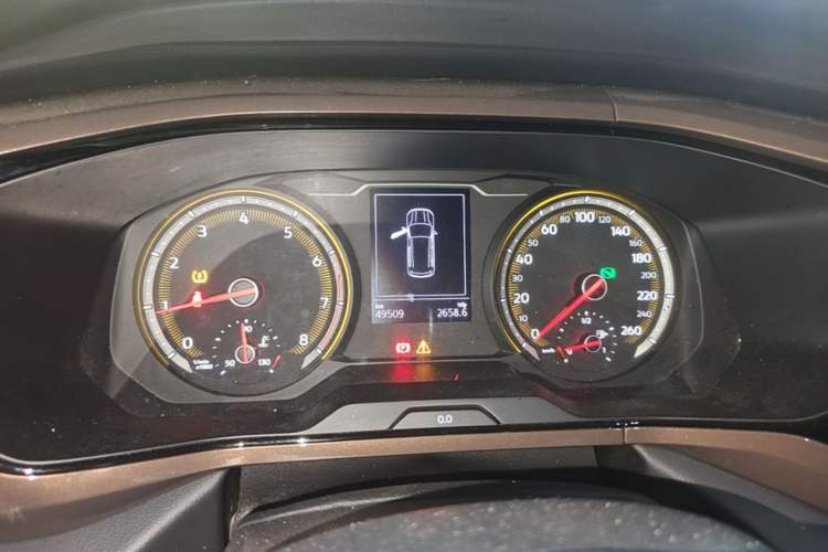 Used Volkswagen Tharu 2020 280TSI Two-Wheel Drive Luxury Plus Version China VI Standard Instrument Cluster