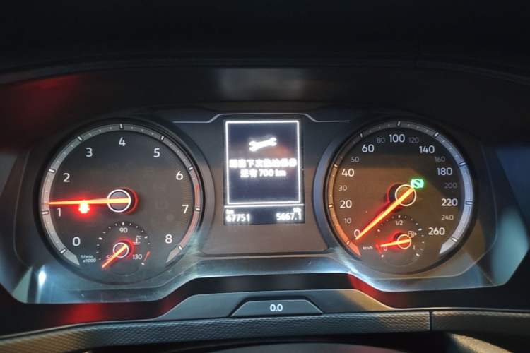 Used Volkswagen Tharu 2020 280TSI Two-Wheel Drive Trend Edition China VI Standard Instrument Cluster