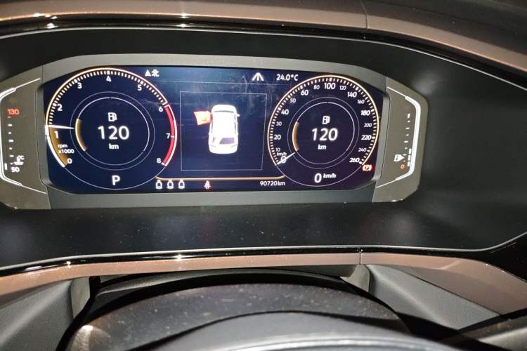 Used Volkswagen Tharu 2020 330TSI Four-Wheel Drive Flagship Version China VI Standard Instrument Cluster