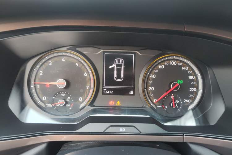 Used Volkswagen Tharu 2020 280TSI Two-Wheel Drive Luxury Plus Version China VI Standard Instrument Cluster