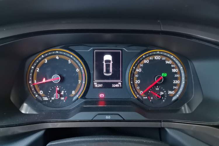 Used Volkswagen Tharu 2020 280TSI Two-Wheel Drive Luxury Plus Version China VI Standard Instrument Cluster