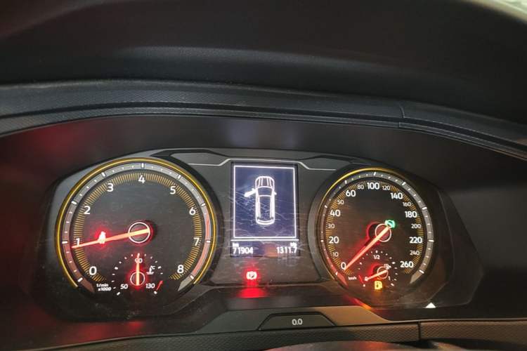 Used Volkswagen Tharu 2020 280TSI Two-Wheel Drive Trend Edition China VI Standard Instrument Cluster