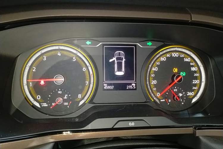 Used Volkswagen Tharu 2020 280TSI Two-Wheel Drive Comfort Edition China VI Standard Instrument Cluster