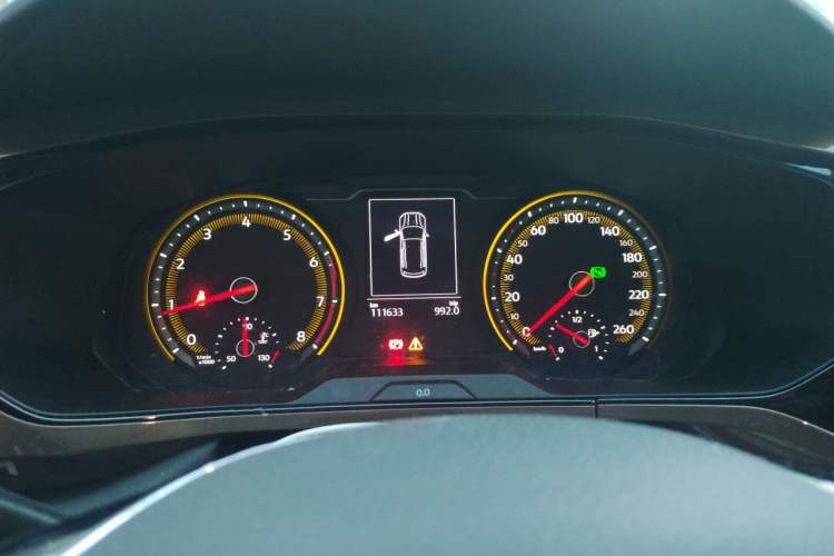 Used Volkswagen Tharu 2020 280TSI Two-Wheel Drive Luxury Plus Version China VI Standard Instrument Cluster