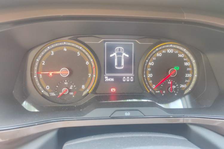 Used Volkswagen Tharu 2020 280TSI Two-Wheel Drive Luxury Edition China VI Standard Instrument Cluster