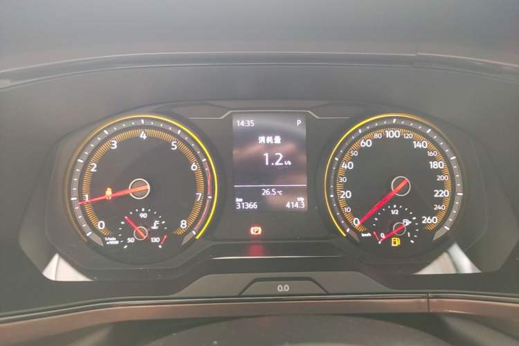 Used Volkswagen Tharu 2020 280TSI Two-Wheel Drive Comfort Edition China VI Standard Instrument Cluster