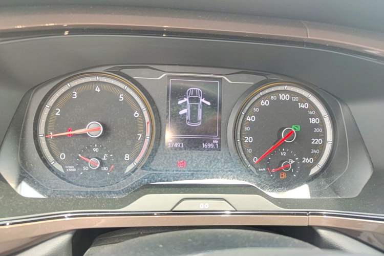 Used Volkswagen Tharu 2020 280TSI Two-Wheel Drive Luxury Plus Version China VI Standard Instrument Cluster
