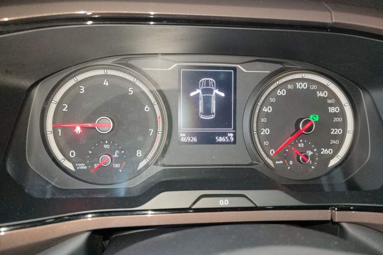 Used Volkswagen Tharu 2020 280TSI Two-Wheel Drive Comfort Edition China VI Standard Instrument Cluster