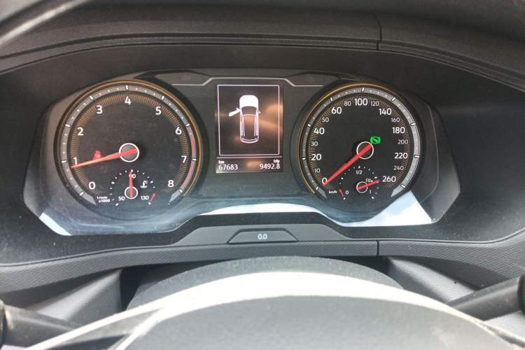 Used Volkswagen Tharu 2020 280TSI Two-Wheel Drive Trend Edition China VI Standard Instrument Cluster