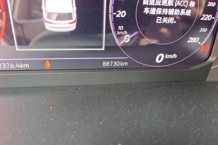 Used Volkswagen Tharu 2020 280TSI Two-Wheel Drive Luxury Edition China VI Standard Odometer Close Up