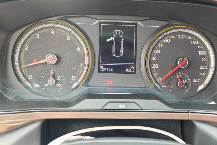 Used Volkswagen Tharu 2020 280TSI Two-Wheel Drive Comfort Edition China VI Standard Odometer Close Up