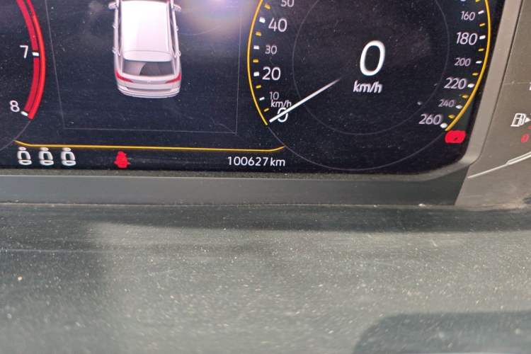 Used Volkswagen Tharu 2020 280TSI Two-Wheel-Drive Flagship Version China VI Odometer Close Up