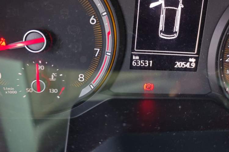 Used Volkswagen Tharu 2020 280TSI Two-Wheel Drive Comfort Edition China VI Standard Odometer Close Up