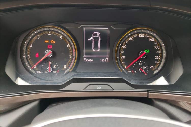 Used Volkswagen Tharu 2020 280TSI Two-Wheel Drive Comfort Edition China VI Standard Odometer Close Up