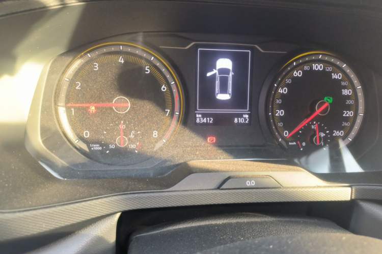 Used Volkswagen Tharu 2020 280TSI Two-Wheel Drive Trend Edition China VI Standard Odometer Close Up
