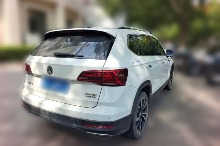 Used Volkswagen Tharu 2020 280TSI Two-Wheel Drive Luxury Edition China VI Standard Rear Right 45 Deg