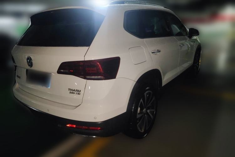 Used Volkswagen Tharu 2020 280TSI Two-Wheel Drive Luxury Edition China VI Standard Rear Right 45 Deg