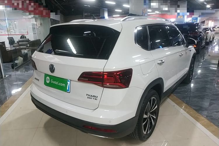 Used Volkswagen Tharu 2020 280TSI Two-Wheel Drive Luxury Plus Version China VI Standard Rear Right 45 Deg