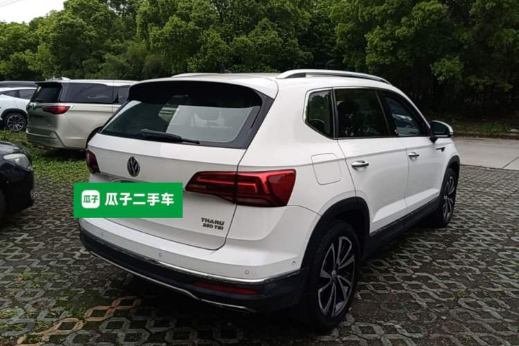 Used Volkswagen Tharu 2020 280TSI Two-Wheel-Drive Flagship Version China VI Rear Right 45 Deg