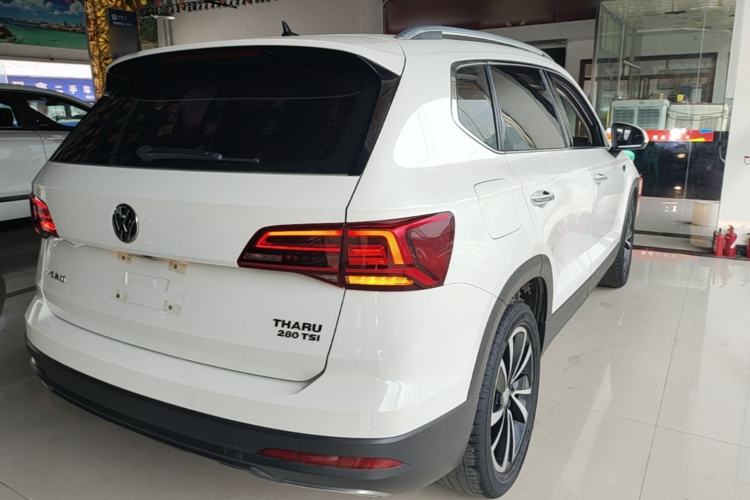 Used Volkswagen Tharu 2020 280TSI Two-Wheel Drive Luxury Edition China VI Standard Rear Right 45 Deg
