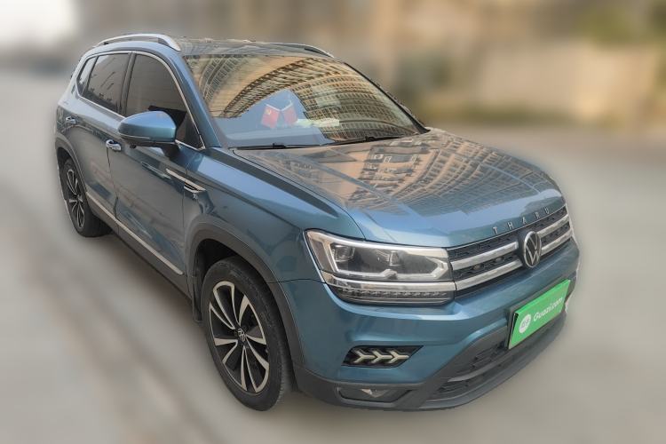 Used Volkswagen Tharu 2021 280TSI Two-Wheel-Drive Luxury Edition Front Right 45 Deg