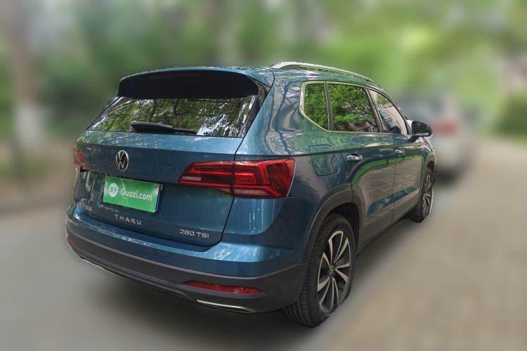 Used Volkswagen Tharu 2021 280TSI Two-Wheel-Drive Luxury Plus Edition Rear Right 45 Deg