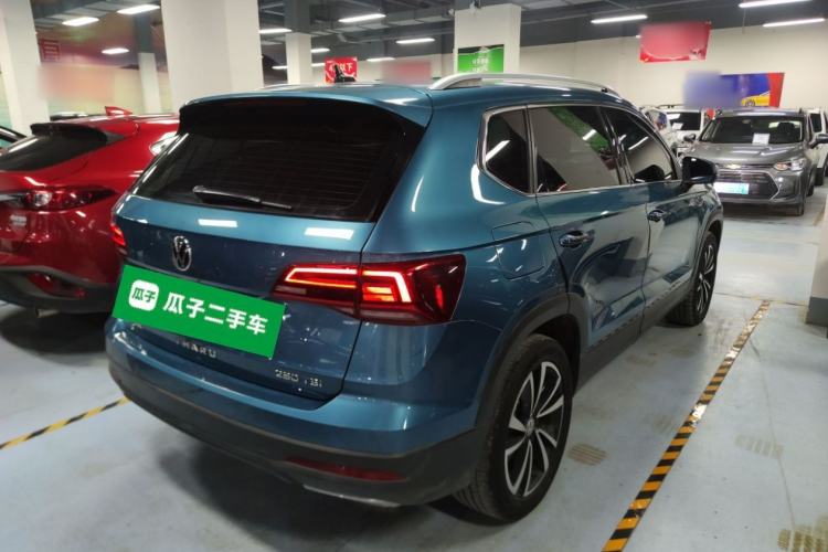 Used Volkswagen Tharu 2021 280TSI Two-Wheel-Drive Luxury Plus Edition Rear Right 45 Deg