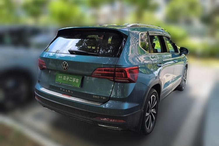 Used Volkswagen Tharu 2021 280TSI Two-Wheel-Drive Luxury Plus Edition Rear Right 45 Deg
