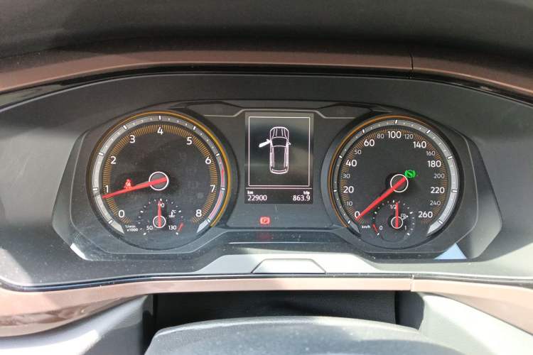 Used Volkswagen Tharu 2021 280TSI Two-Wheel Drive Comfort Edition Instrument Cluster