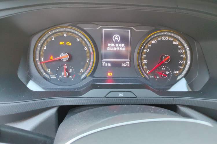 Used Volkswagen Tharu 2021 280TSI Two-Wheel Drive Trend Edition Odometer Close Up