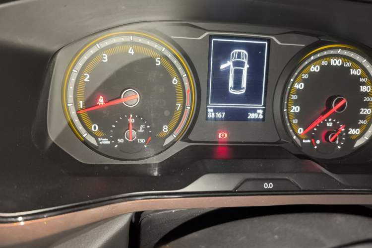 Used Volkswagen Tharu 2021 280TSI Two-Wheel Drive Comfort Edition Odometer Close Up
