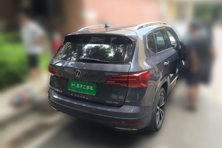 Used Volkswagen Tharu 2021 280TSI Two-Wheel-Drive Luxury Plus Edition Rear Right 45 Deg