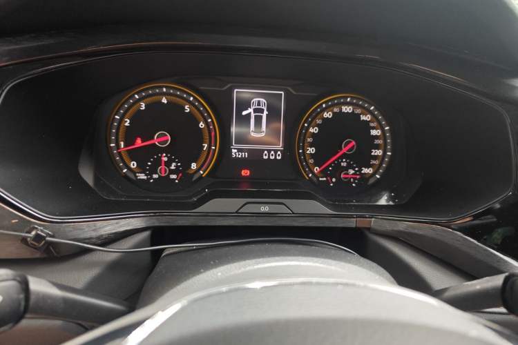 Used Volkswagen Tharu 2021 280TSI Two-Wheel-Drive Luxury Edition Odometer Close Up