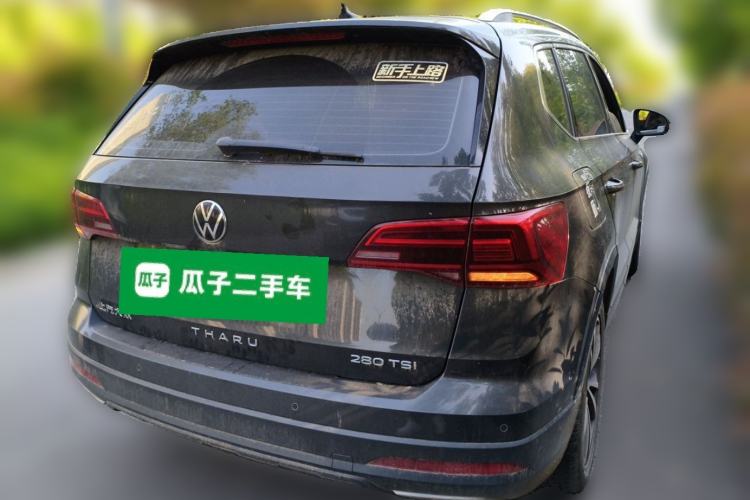 Used Volkswagen Tharu 2021 280TSI Two-Wheel-Drive Luxury Plus Edition Rear Right 45 Deg