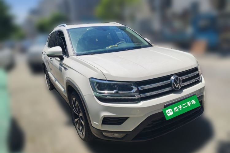 Used Volkswagen Tharu 2021 280TSI Two-Wheel-Drive Luxury Edition Front Right 45 Deg